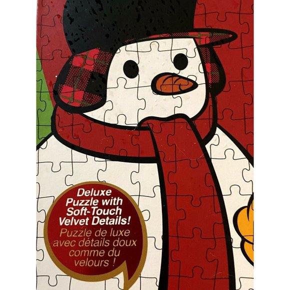 Disney Store New In Box Deluxe 500 Piece Mickey Minnie Pluto Holiday Puzzle - Picture 3 of 11